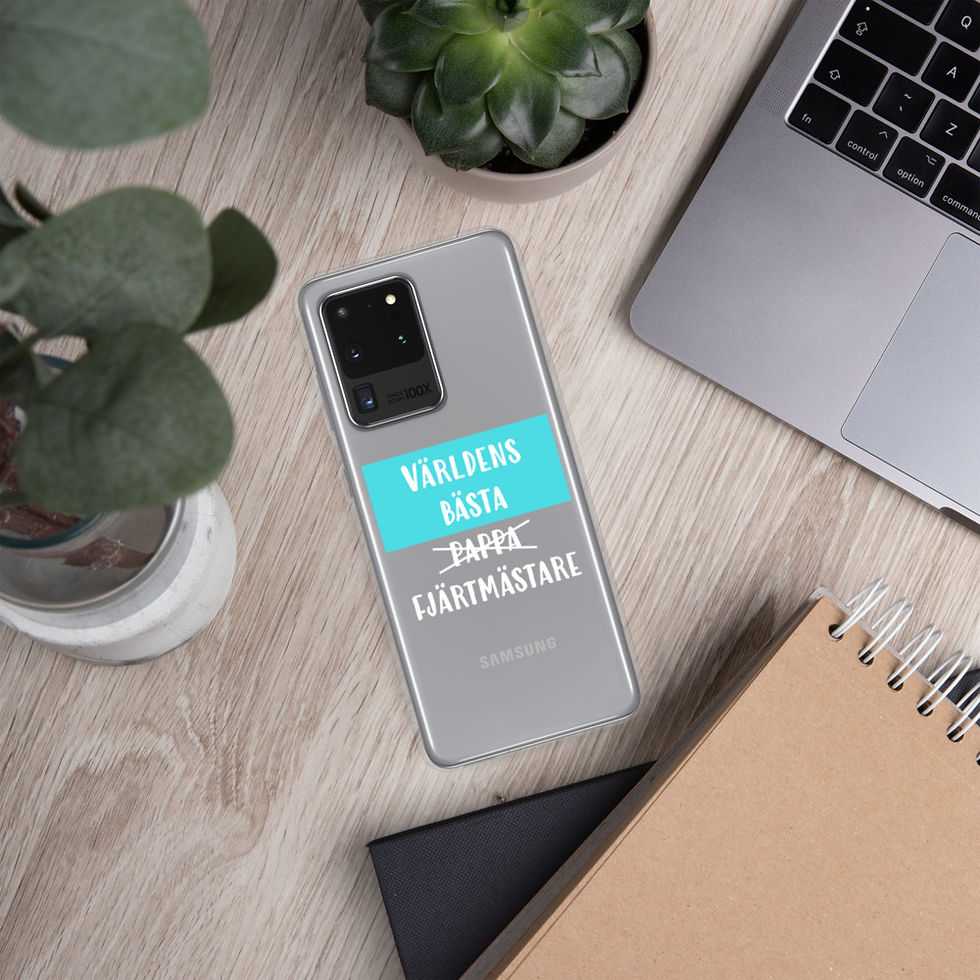 Miniatyrbild: Världens bästa pappa - Genomskinlig - Mobilskal Samsung