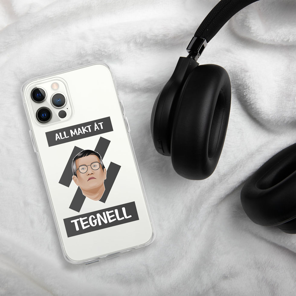 Miniatyrbild: All makt åt Tegnell - Genomskinlig - Mobilskal Iphone