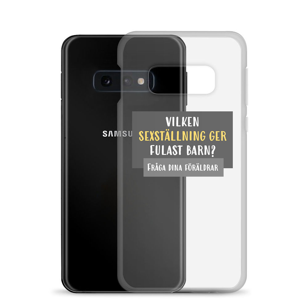 Miniatyrbild: Vilken sexställning - Genomskinlig - Mobilskal Samsung