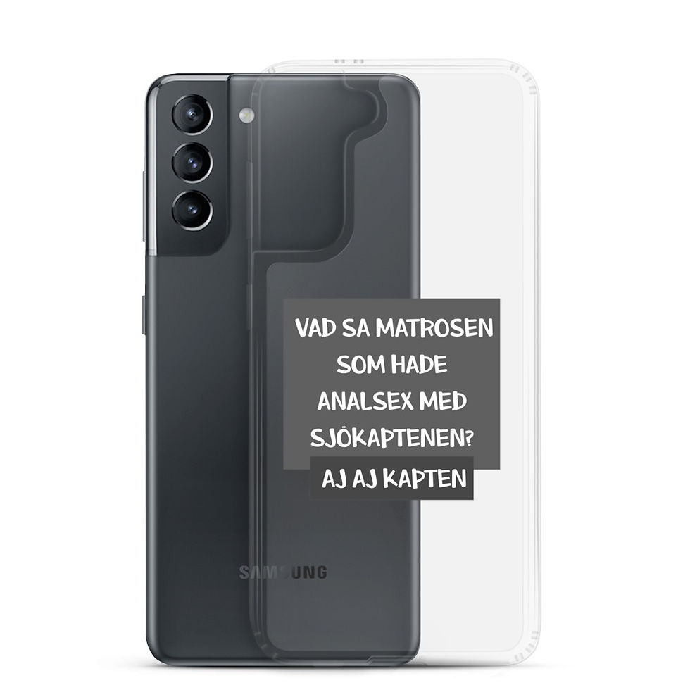 Miniatyrbild: Matrosen som hade analsex - Genomskinlig - Mobilskal Samsung