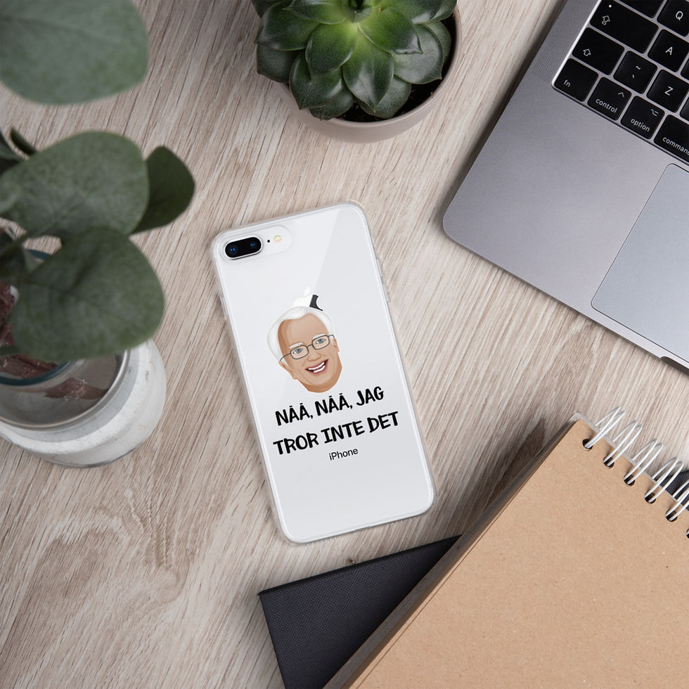Miniatyrbild: Nää jag tror inte det - Genomskinlig - Mobilskal Iphone
