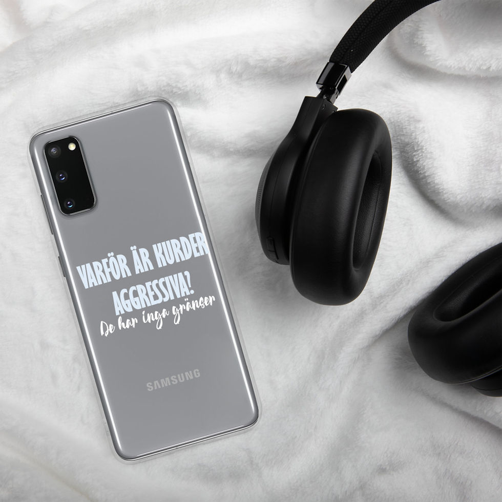Miniatyrbild: Aggressiva kurder - Genomskinlig - Mobilskal Samsung