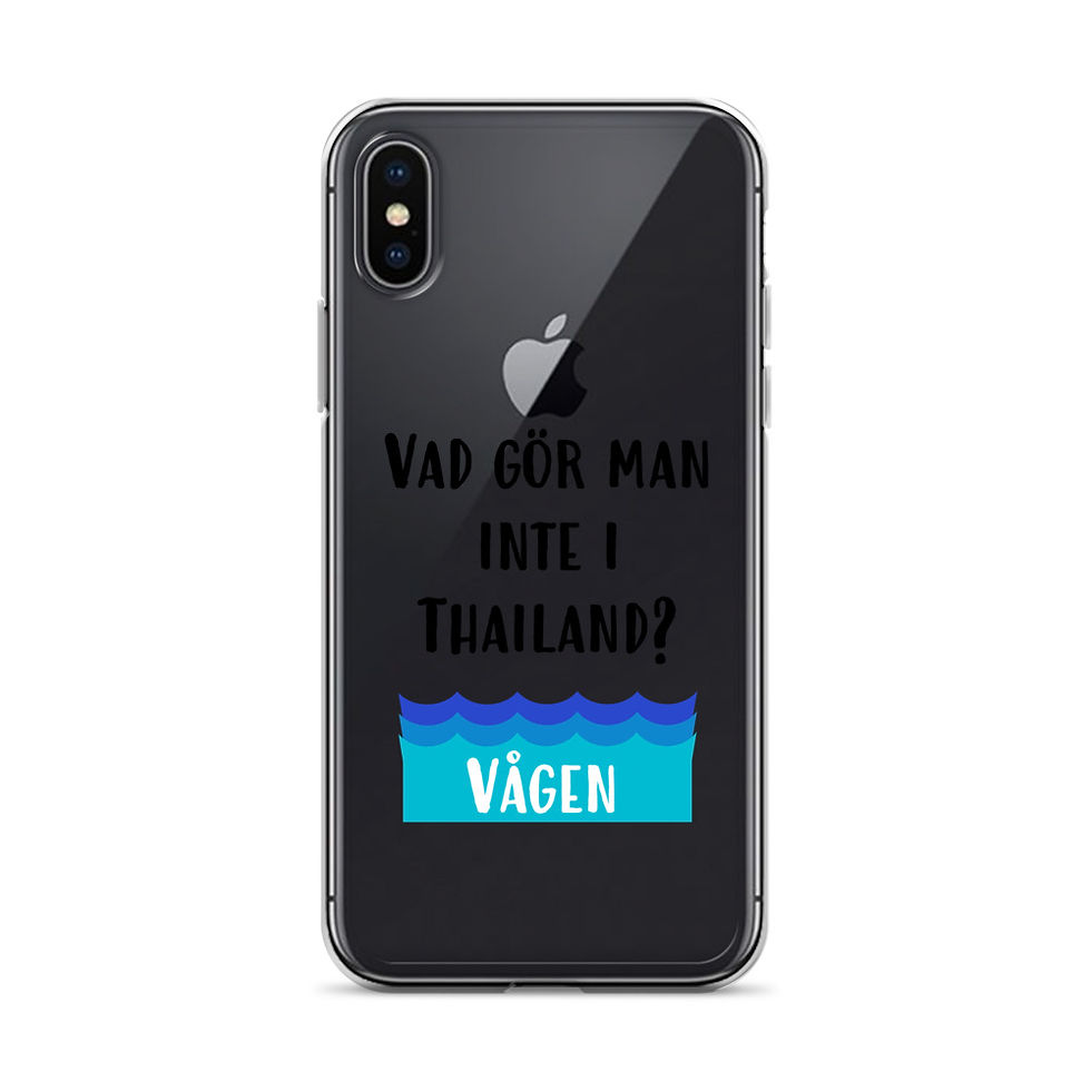 Miniatyrbild: Gör inte i Thailand - Genomskinlig - Mobilskal Iphone