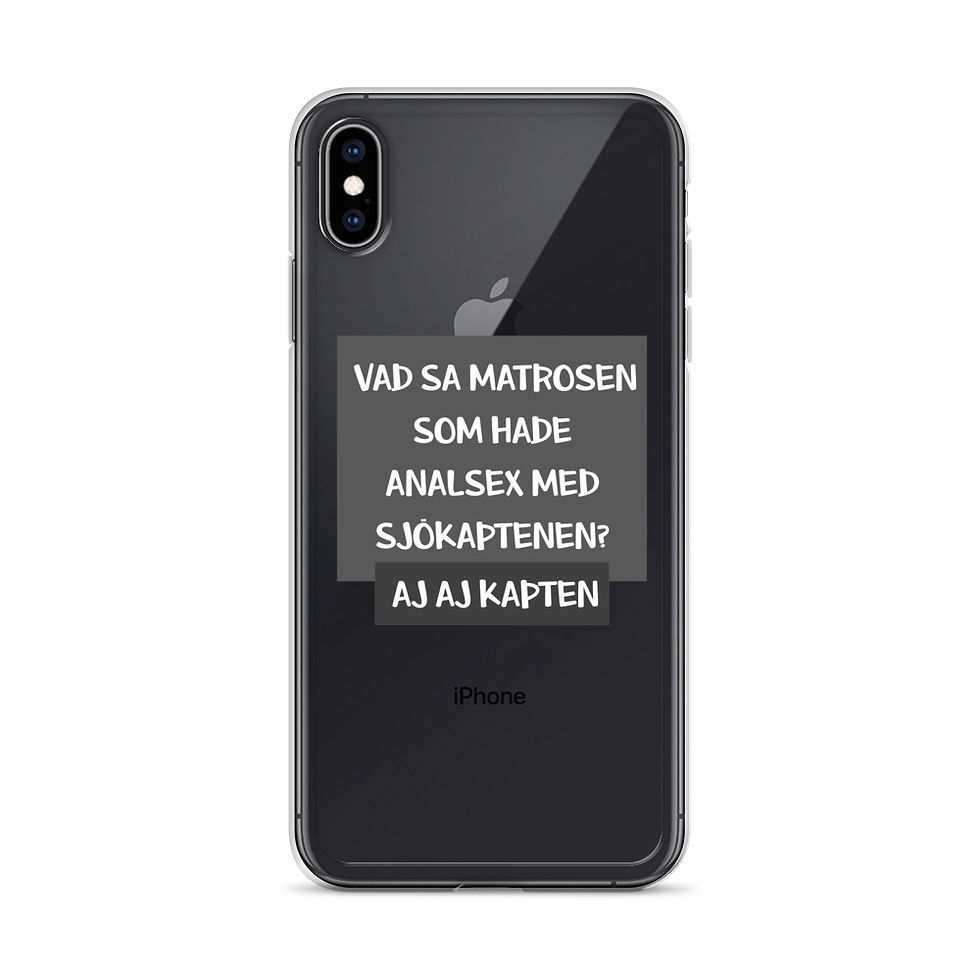 Miniatyrbild: Matrosen som hade analsex - Genomskinlig - Mobilskal Iphone