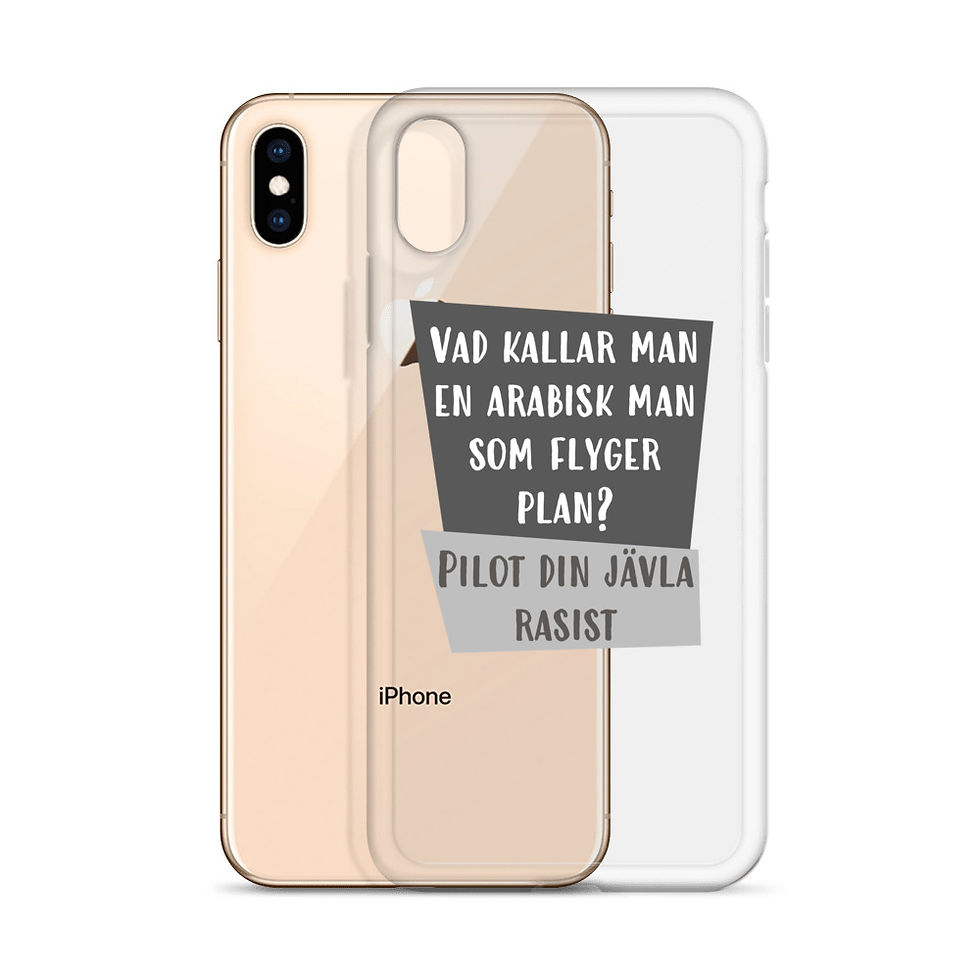 Miniatyrbild: Man som flyger plan - Genomskinlig - Mobilskal Iphone