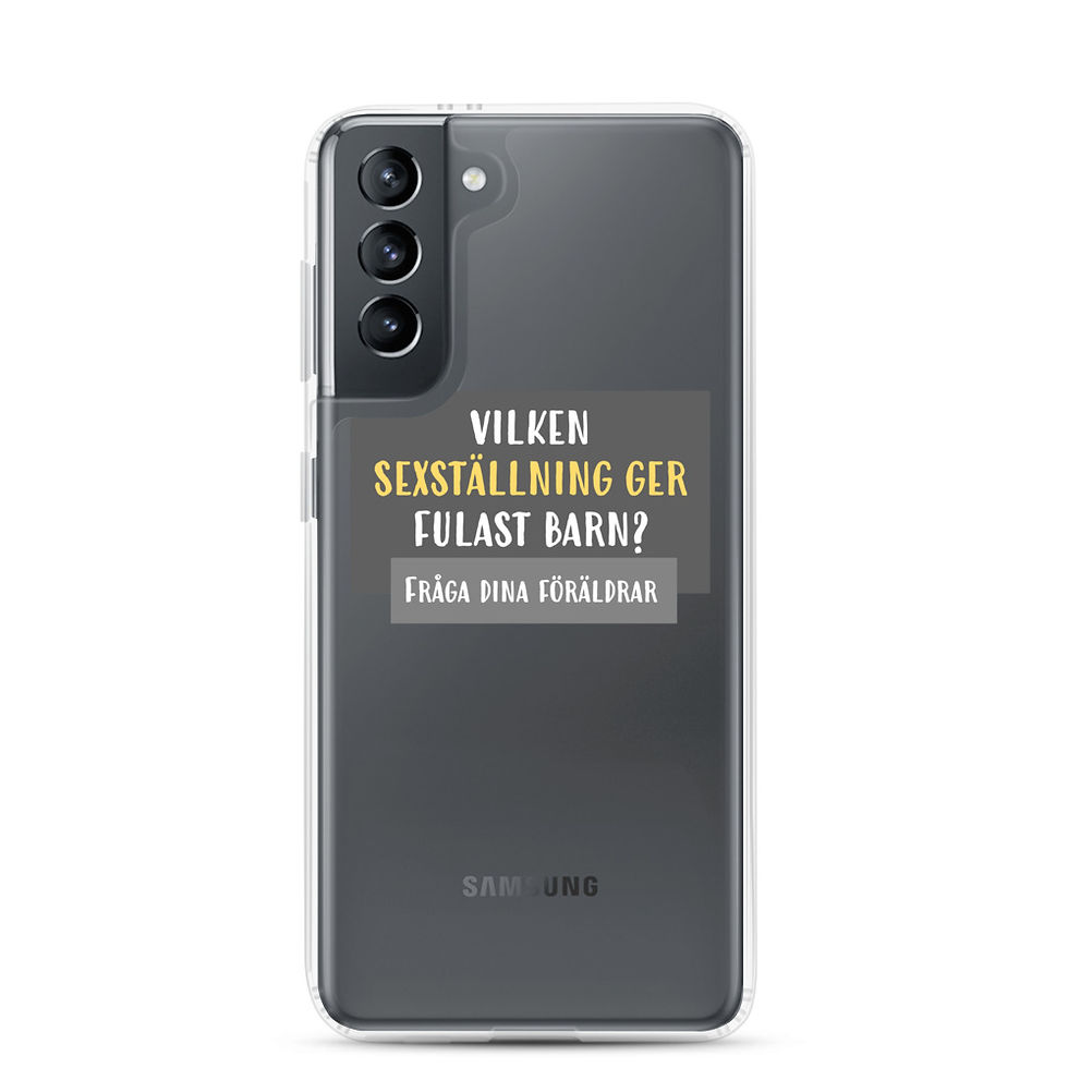 Miniatyrbild: Vilken sexställning - Genomskinlig - Mobilskal Samsung