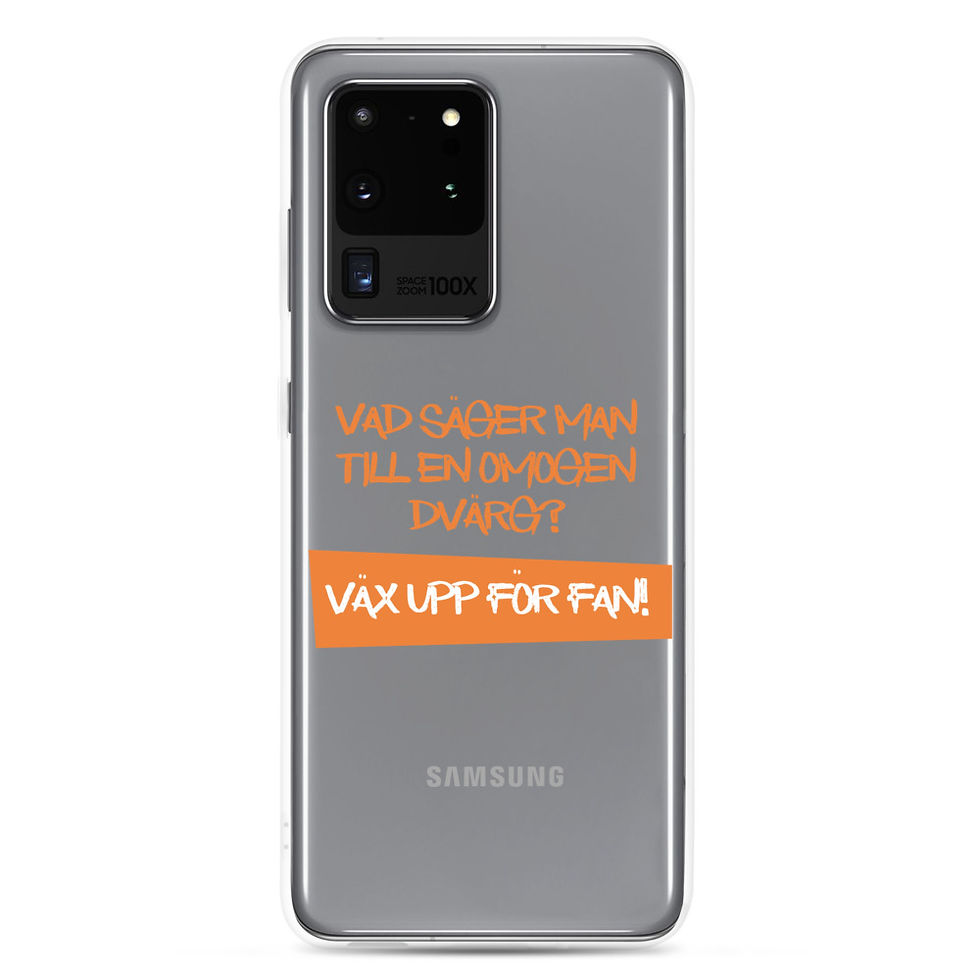 Miniatyrbild: En omogen dvärg - Genomskinlig - Mobilskal Samsung
