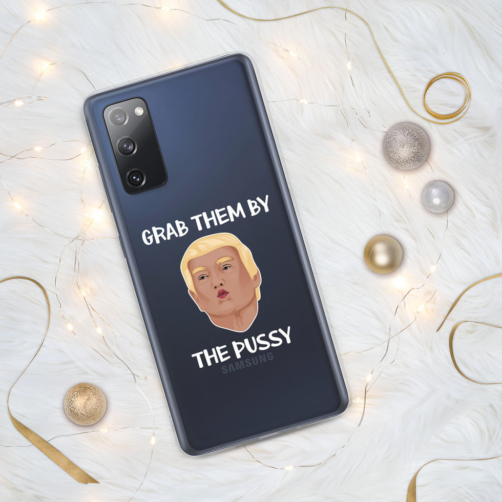 Miniatyrbild: Grab them by the pussy - Genomskinlig - Mobilskal Samsung