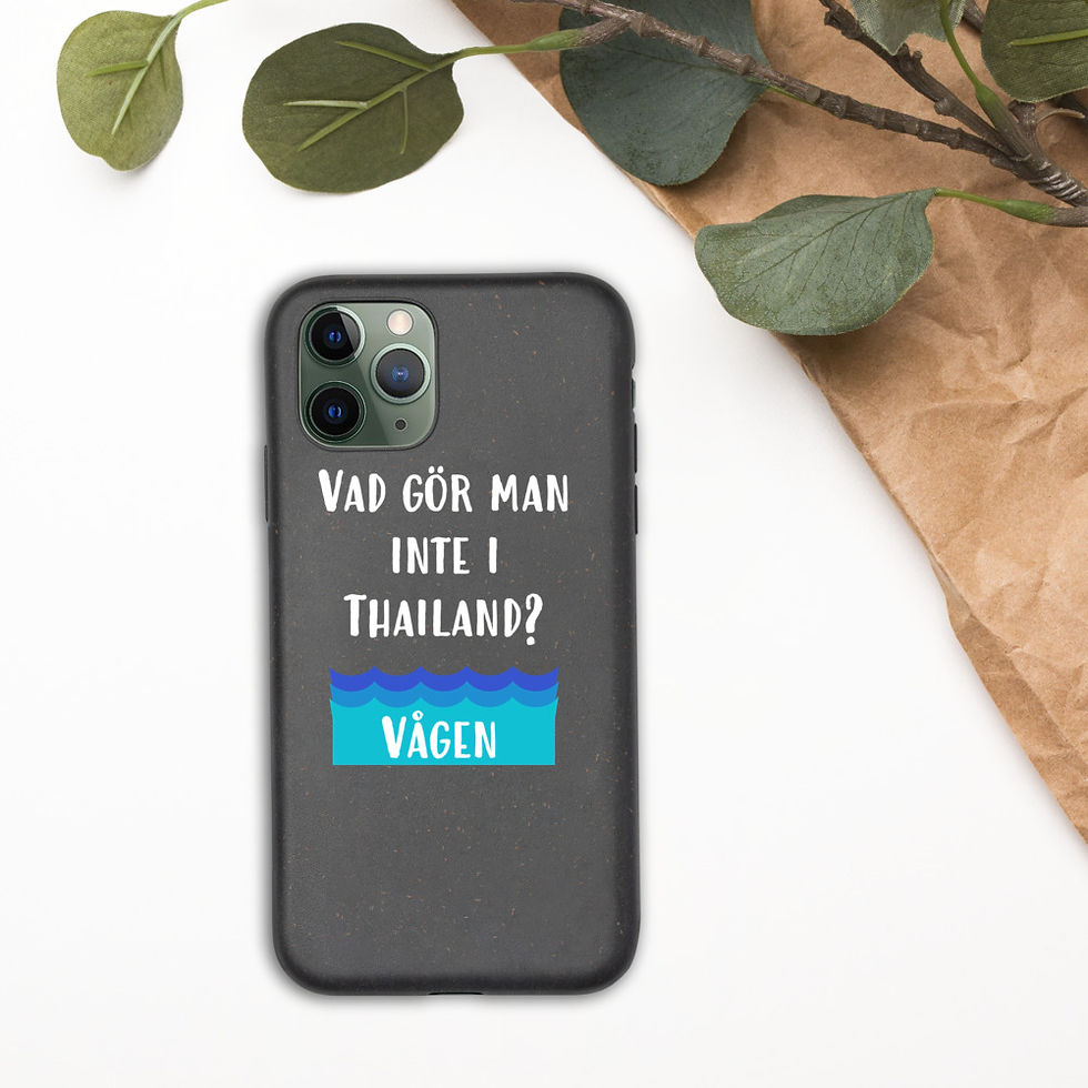 Miniatyrbild: Gör inte i Thailand - Mörk färg - Mobilskal Iphone