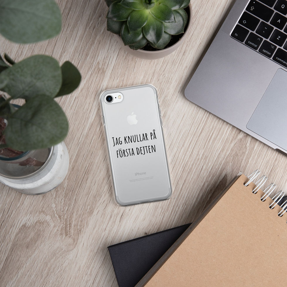 Miniatyrbild: Knullar på första dejten - Genomskinlig - Mobilskal Iphone