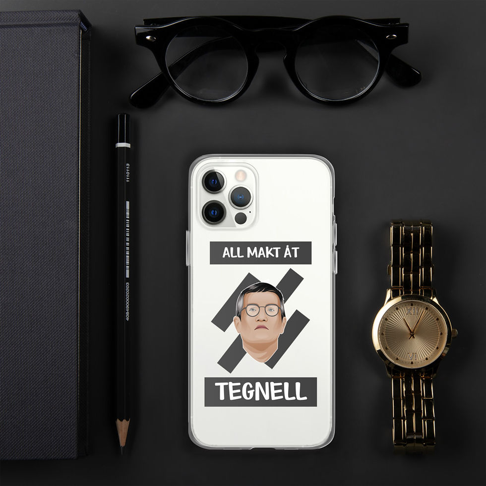 Miniatyrbild: All makt åt Tegnell - Genomskinlig - Mobilskal Iphone