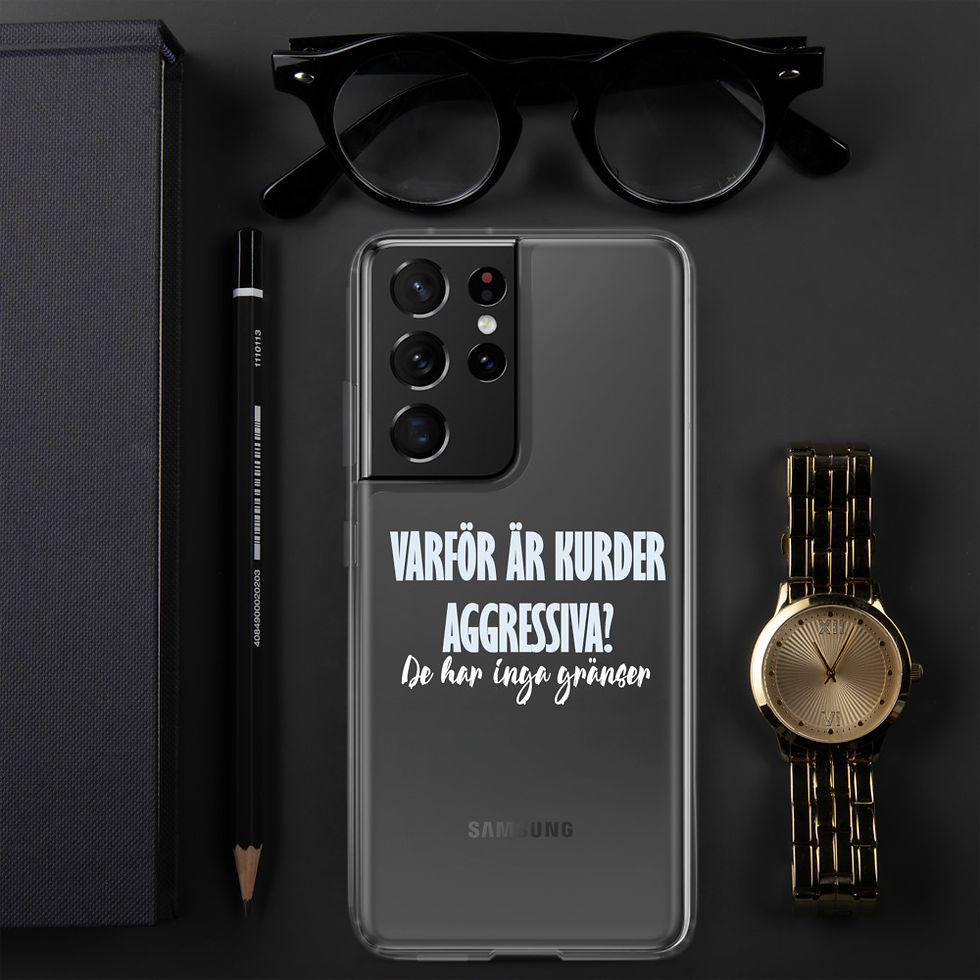 Miniatyrbild: Aggressiva kurder - Genomskinlig - Mobilskal Samsung