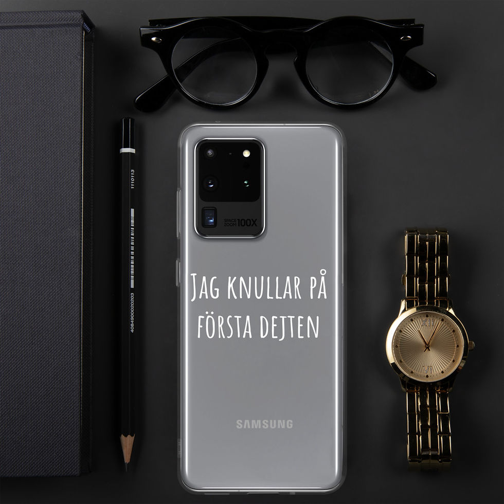 Miniatyrbild: Knullar på första dejten - Genomskinlig - Mobilskal Samsung