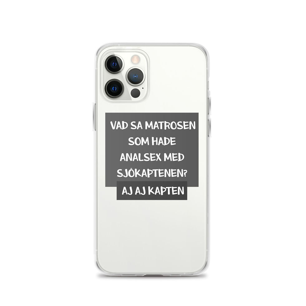 Miniatyrbild: Matrosen som hade analsex - Genomskinlig - Mobilskal Iphone
