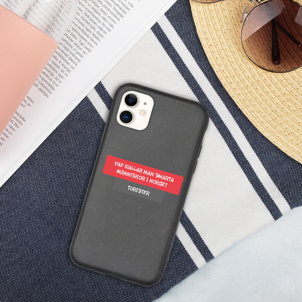 Miniatyrbild: Smarta människor i Norge - Mörk färg - Mobilskal Iphone
