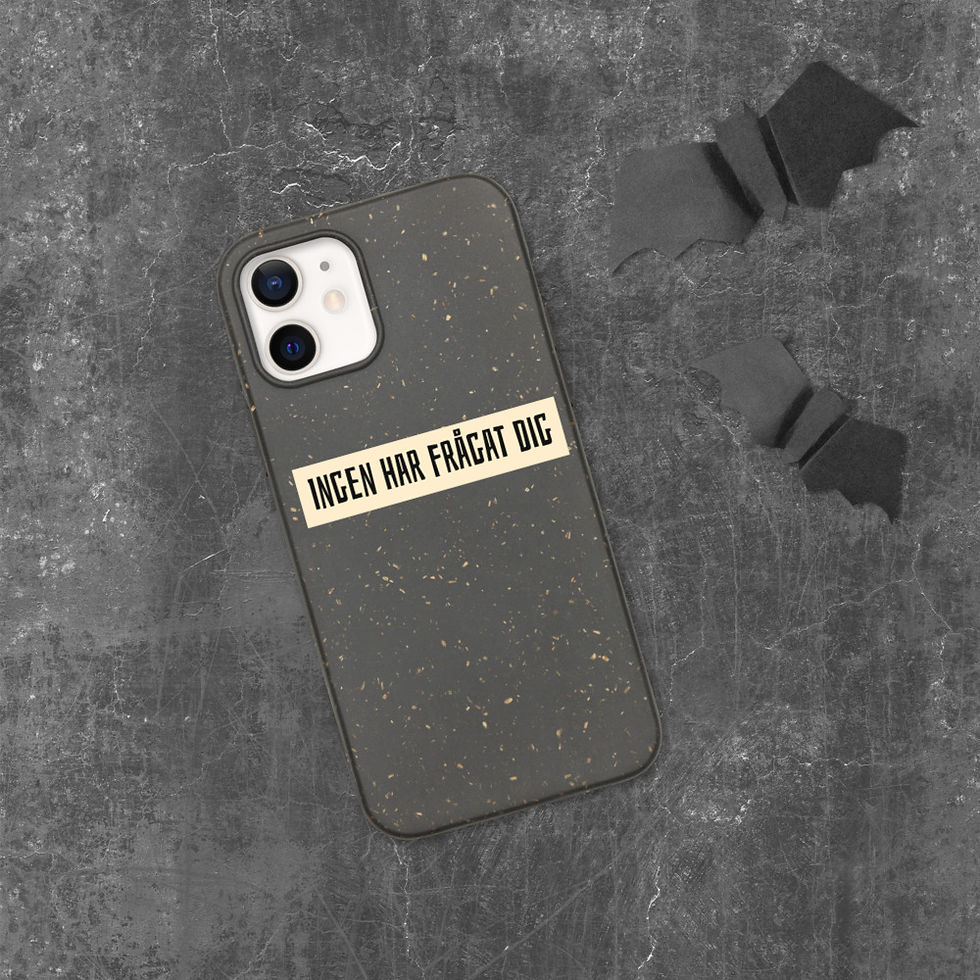 Miniatyrbild: Ingen har frågat dig - Mörk färg - Mobilskal Iphone