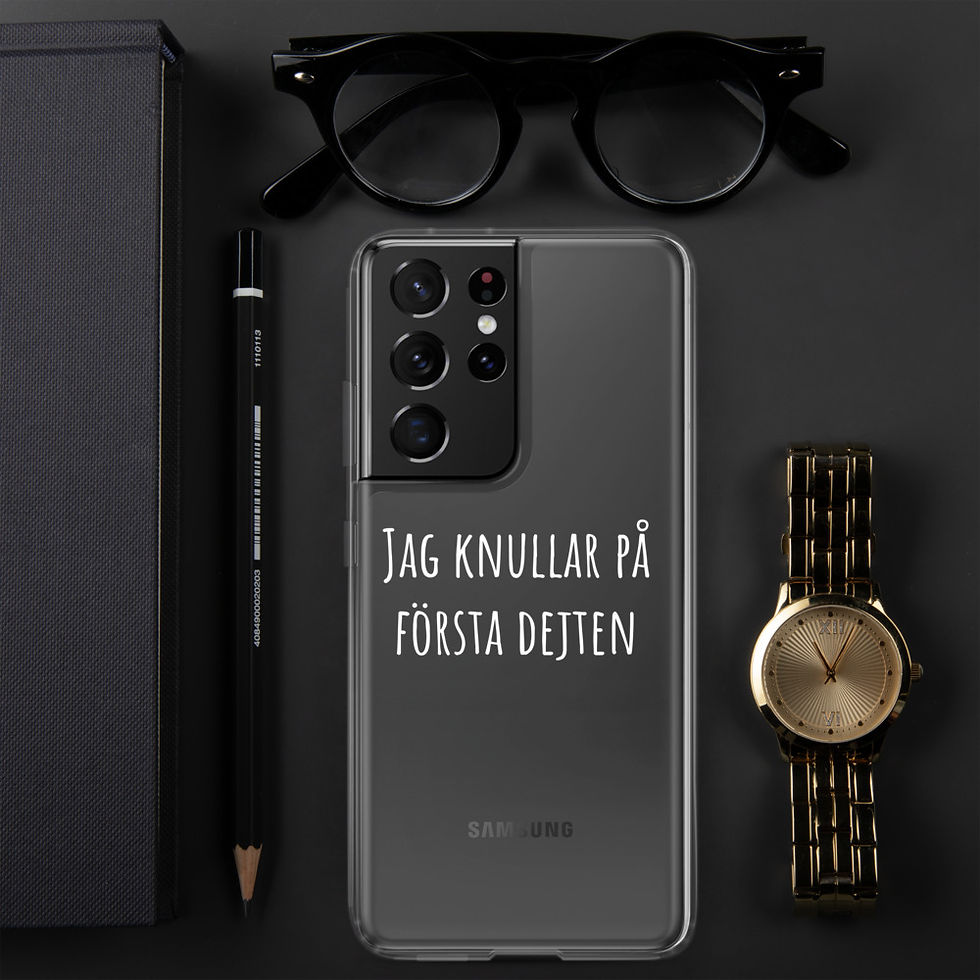 Miniatyrbild: Knullar på första dejten - Genomskinlig - Mobilskal Samsung