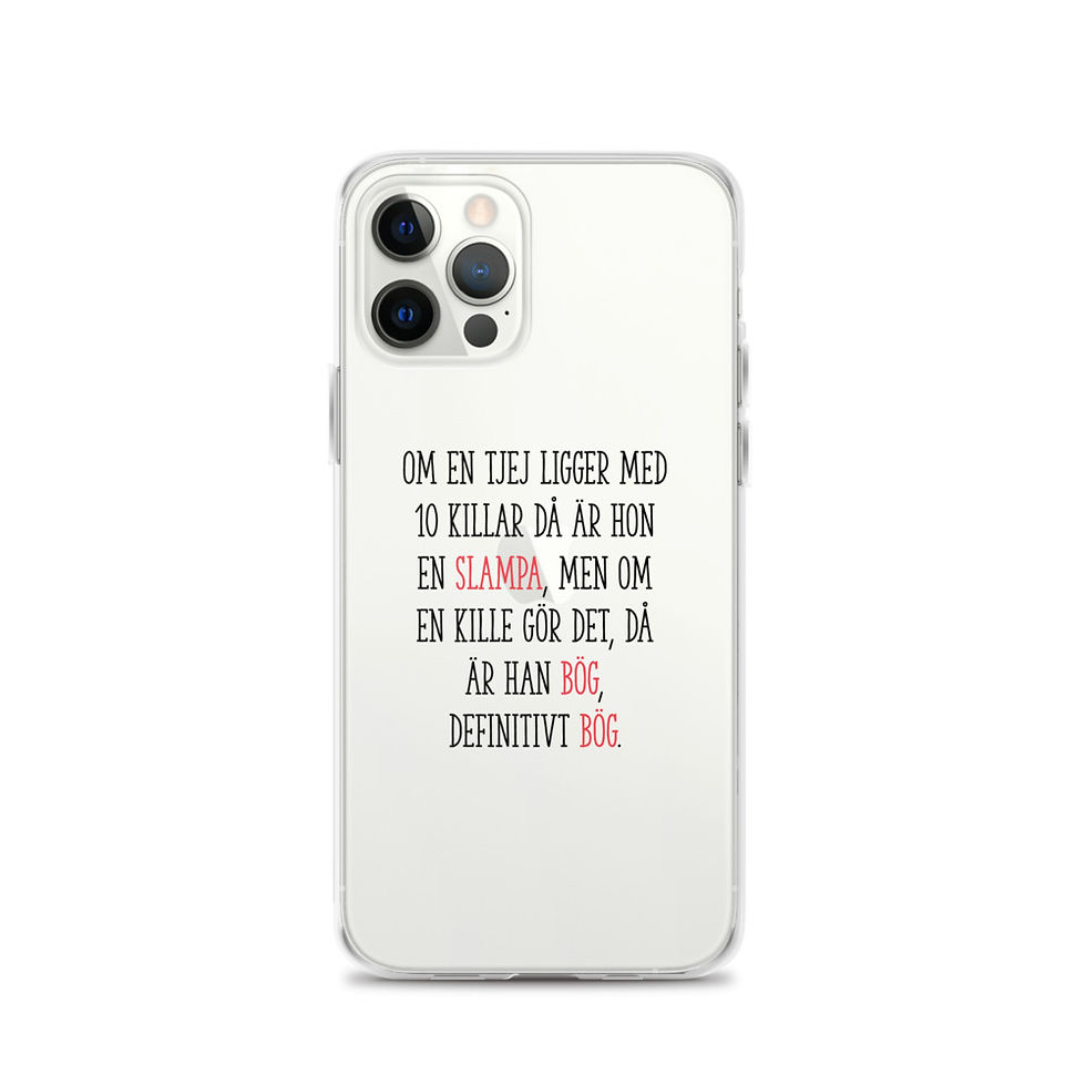 Miniatyrbild: En slampa - Genomskinlig - Mobilskal Iphone