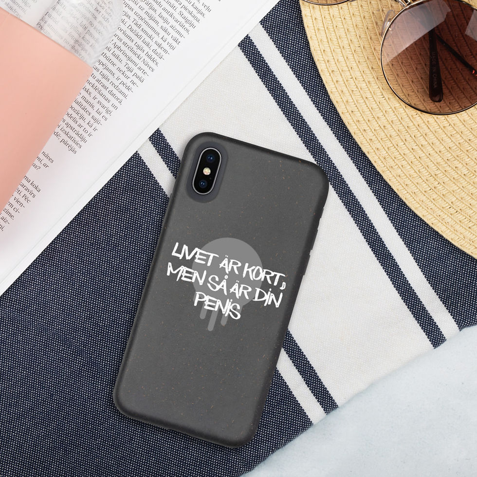 Miniatyrbild: Livet är kort - Mörk färg - Mobilskal Iphone