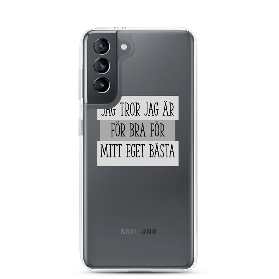 Miniatyrbild: För bra - Genomskinlig - Mobilskal Samsung