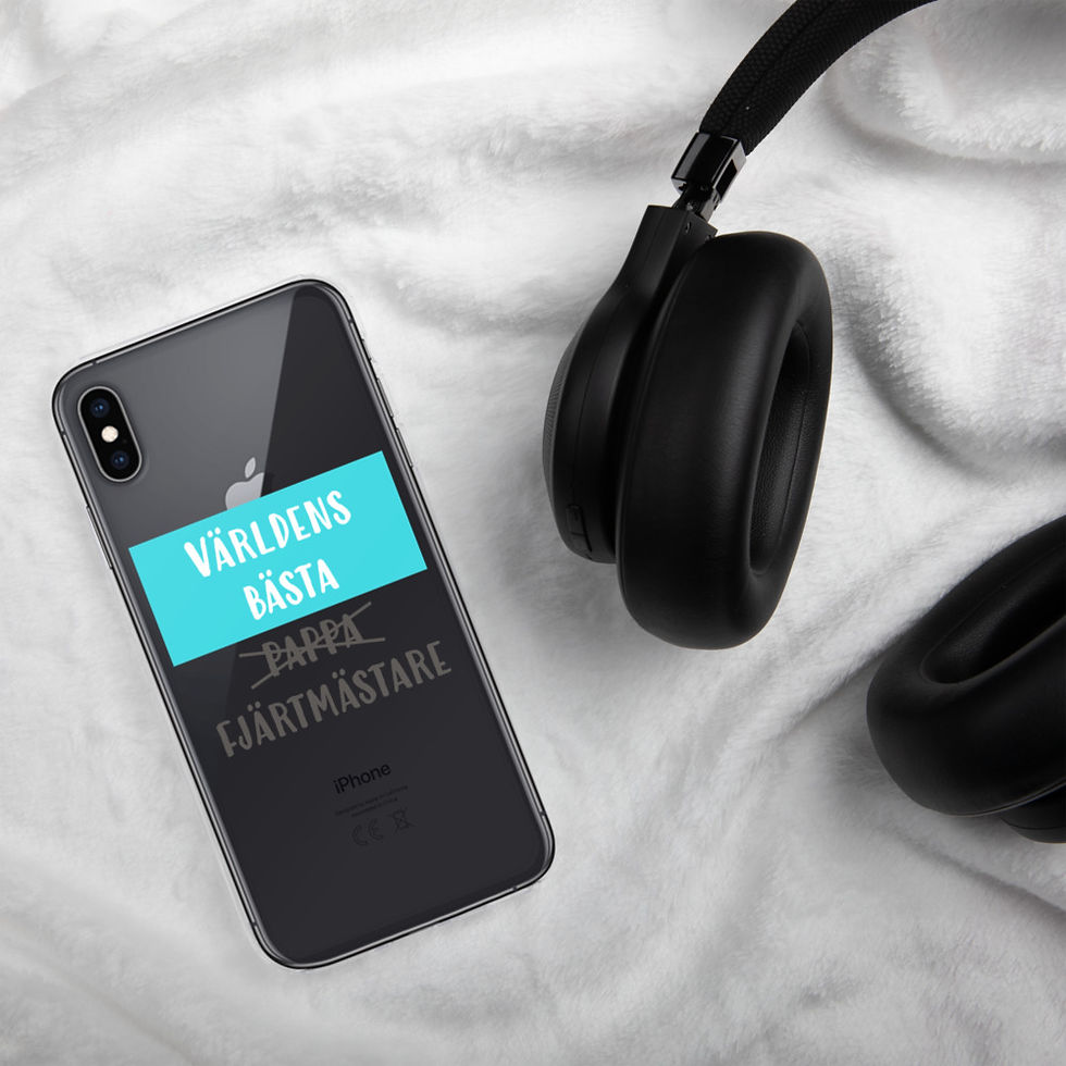 Miniatyrbild: Världens bästa pappa - Genomskinlig - Mobilskal Iphone