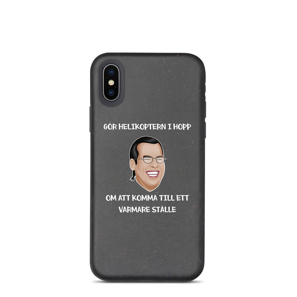 Miniatyrbild: Anders Borg gör helikoptern - Mörk färg - Mobilskal Iphone
