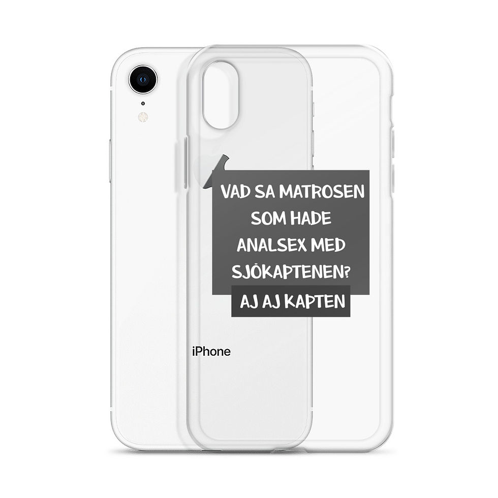 Miniatyrbild: Matrosen som hade analsex - Genomskinlig - Mobilskal Iphone