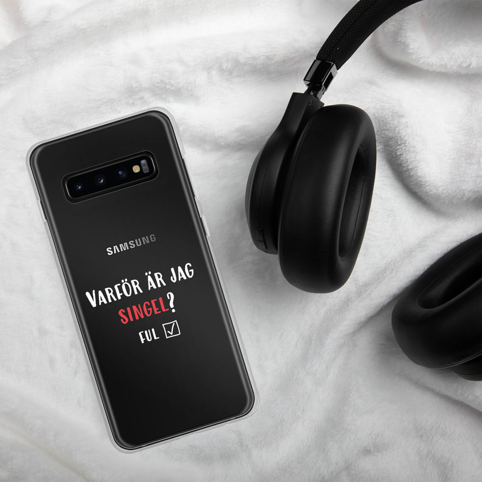 Miniatyrbild: Varför är jag singel? - Genomskinlig - Mobilskal Samsung
