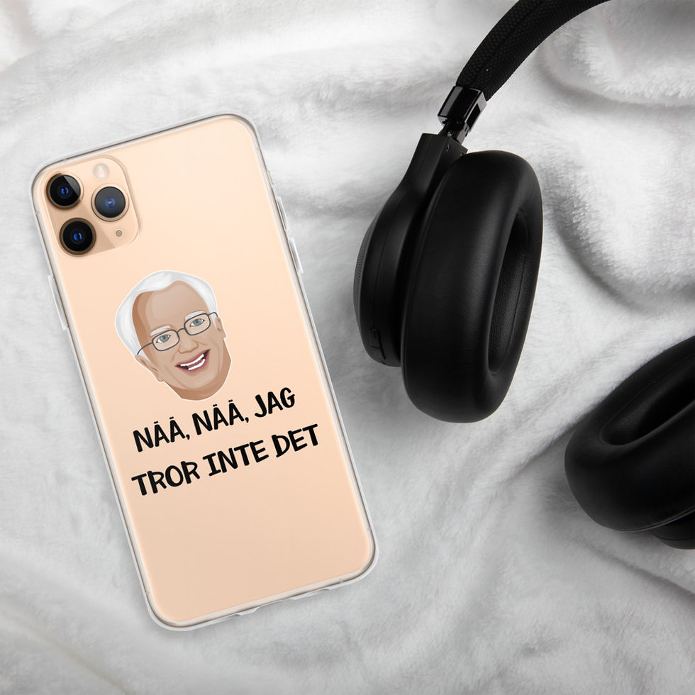 Miniatyrbild: Nää jag tror inte det - Genomskinlig - Mobilskal Iphone