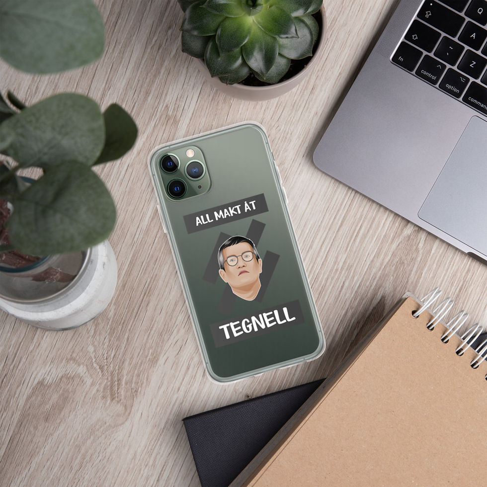 Miniatyrbild: All makt åt Tegnell - Genomskinlig - Mobilskal Iphone