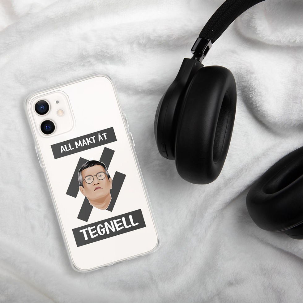 Miniatyrbild: All makt åt Tegnell - Genomskinlig - Mobilskal Iphone