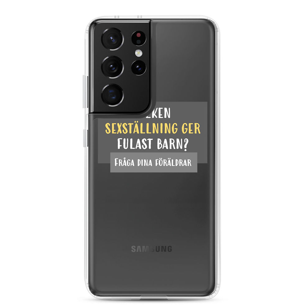 Miniatyrbild: Vilken sexställning - Genomskinlig - Mobilskal Samsung
