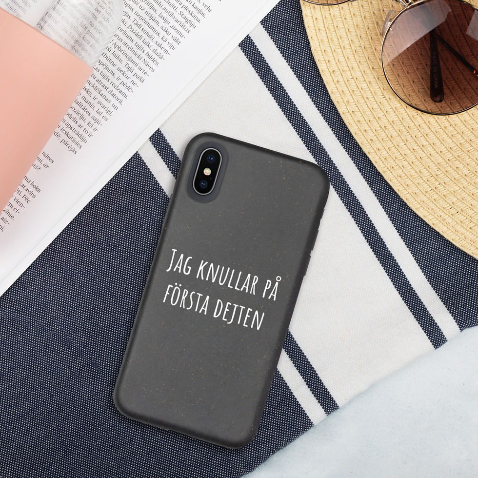 Miniatyrbild: Knullar på första dejten - Mörk färg - Mobilskal Iphone