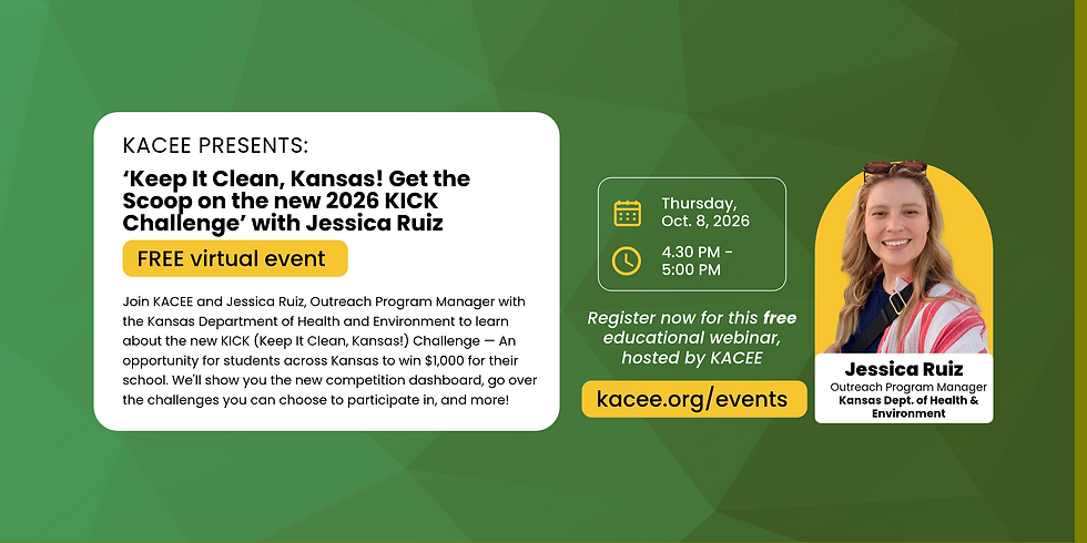 'Keep It Clean, Kansas! Get the Scoop on the 2026 KICK Challenge' with Jessica Ruiz