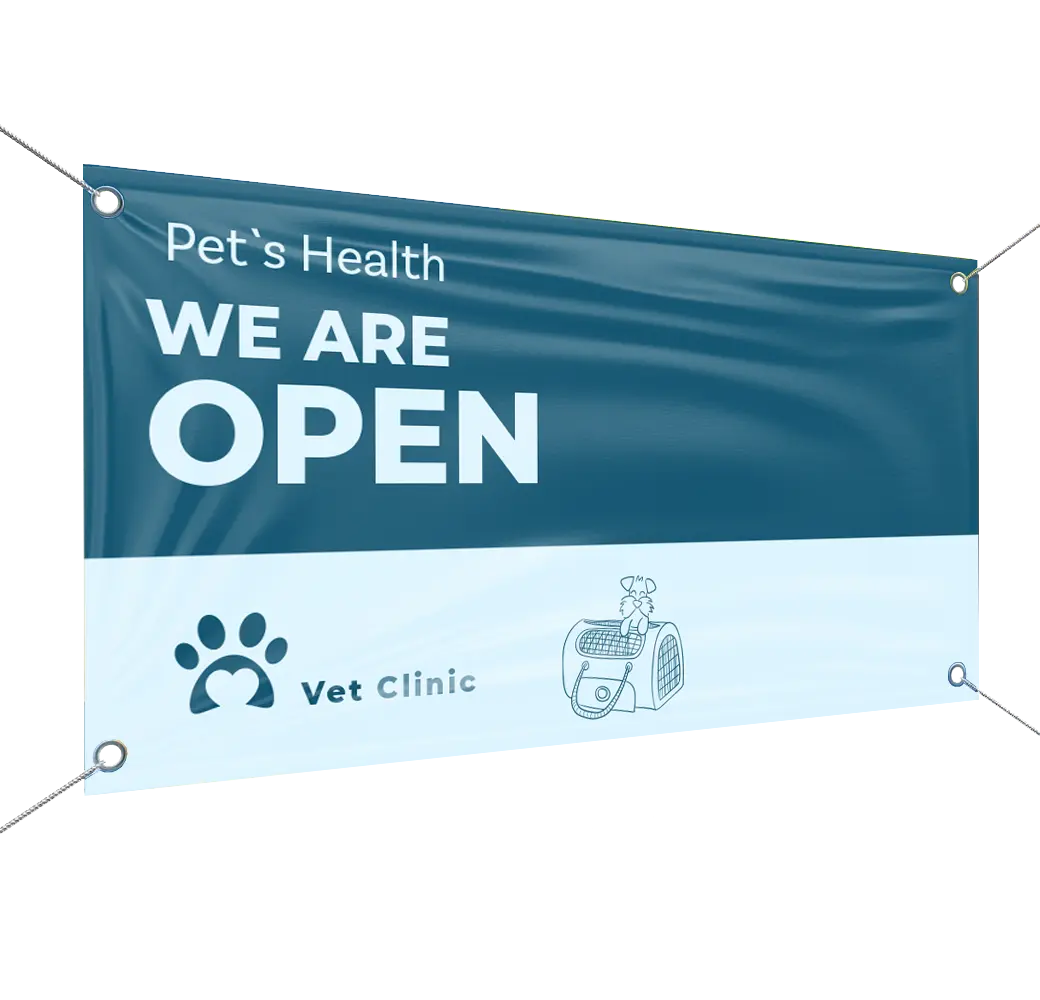 Outdoor Banners, Single Sided, Landscape or Portrait - Custom Printing