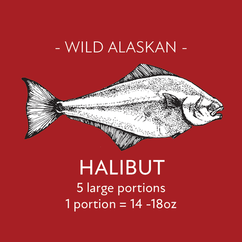 Halibut Portions Wild Alaskan | Slowboatfishco