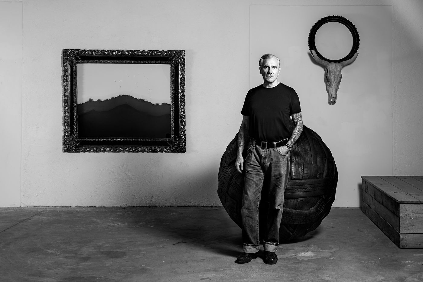 Ritratto di Paolo Canevari, 2025 Foto Ilaria Lagioia & Pierpaolo Lo Giudice