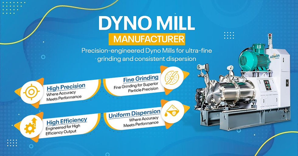 Optimizing Industrial Production: Choosing the Right Dyno Mill and Agitator Tank Manufacturer