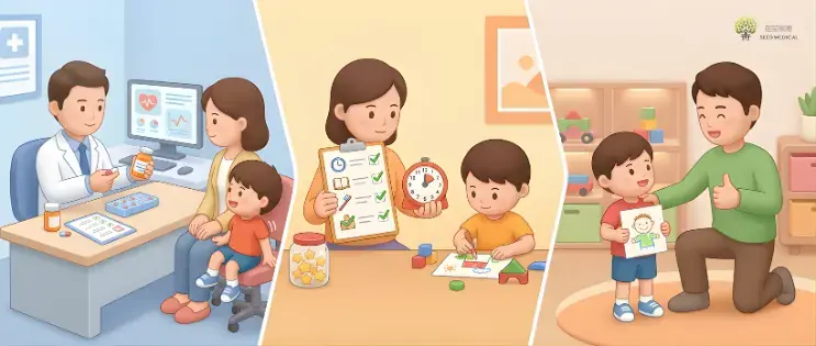 兒童過度活躍症 (ADHD) 藥物治療副作用管理與行為支援方案