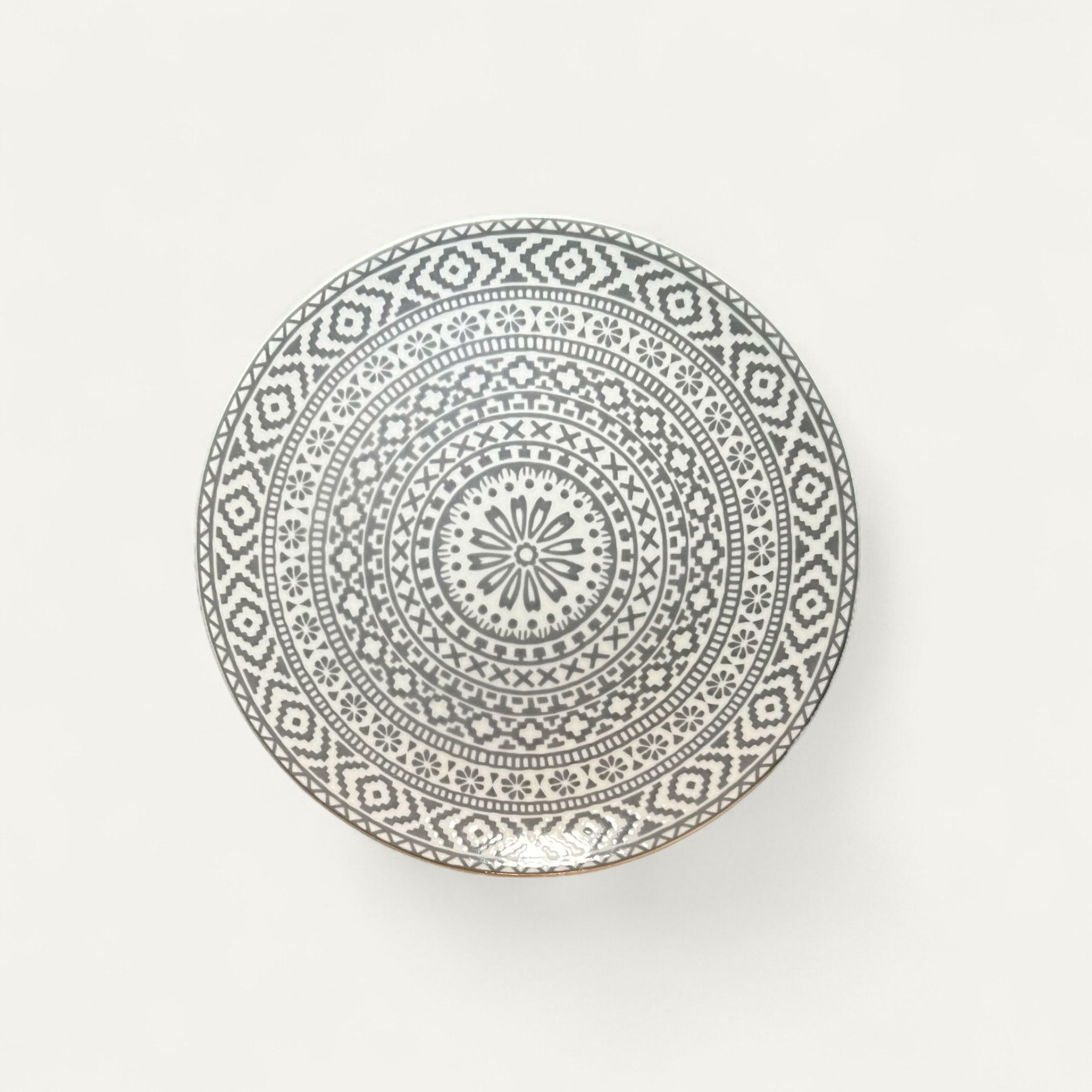 Casablanca Coupe Plate 8", Grey