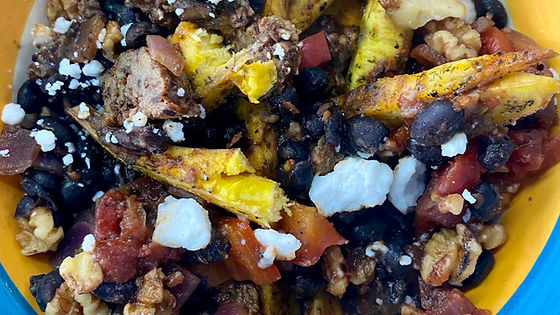 Hippy Poutine! Shakshuka, Soy Chorizo, and Black Bean Poutine (Whole or Half-Order)