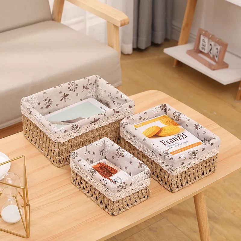 Thumbnail: Rattan Rectangle Storage Baskets