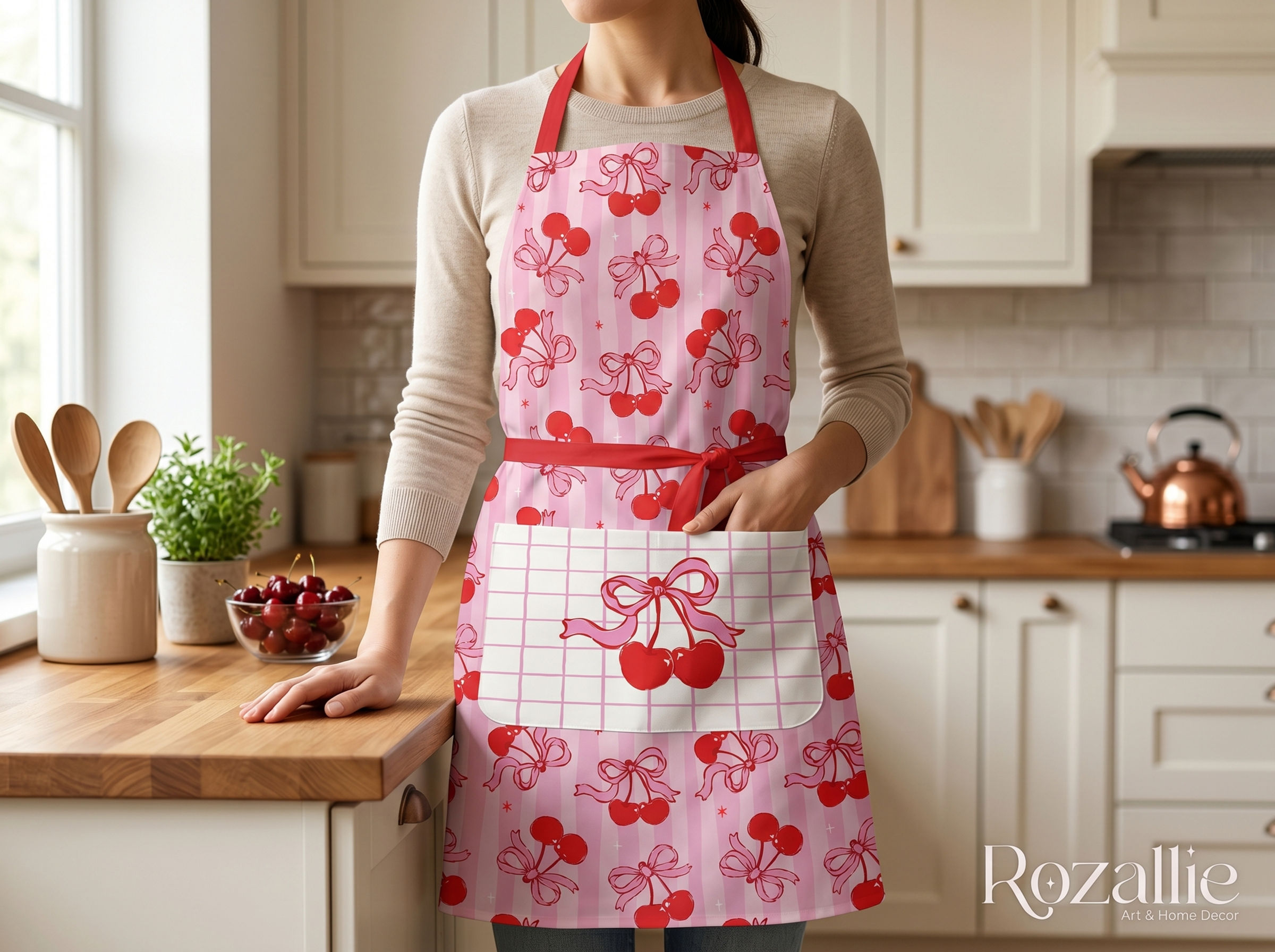Cherry Love Apron
