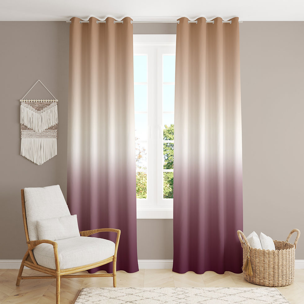 Thumbnail: 1pc Ombre Curtain