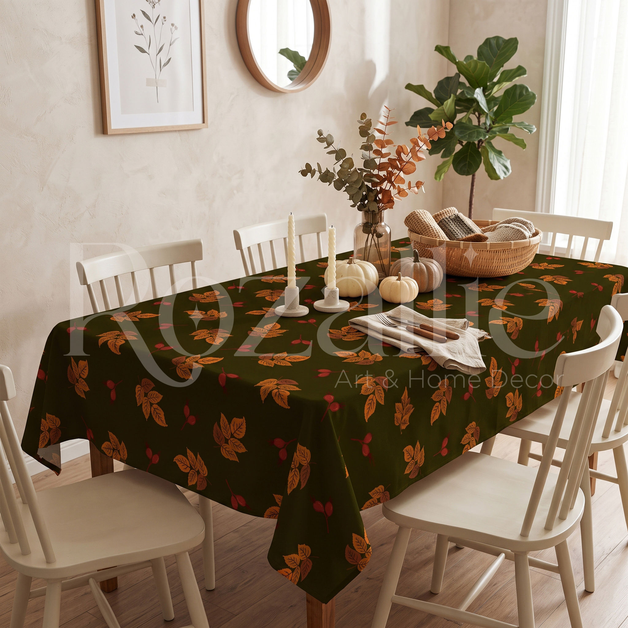 Fallen Leaves 102 Table Cover
