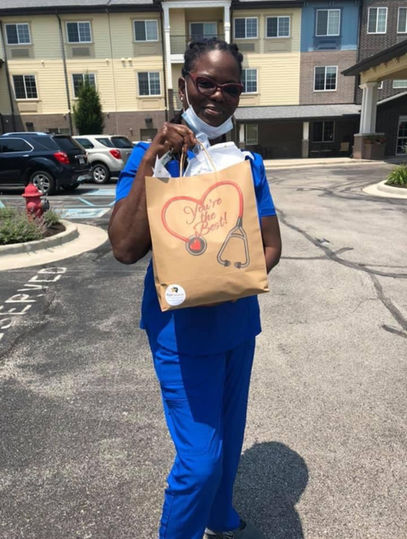 happy nursing professional