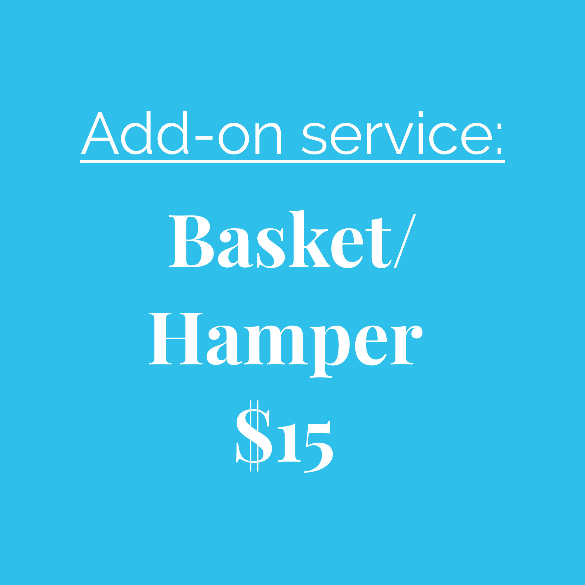 Clean Laundry - Basket/Hamper