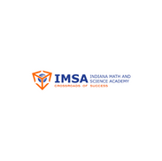 IMSA Indiana Math and Science Academy Crossroads of Success logo displayed on white background.