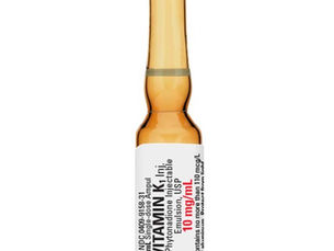 a vial of vitamin K