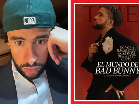 Bad Bunny protagoniza la primer portada escrita en español de la famosa revista "TIME"📙🔥❤️🔥